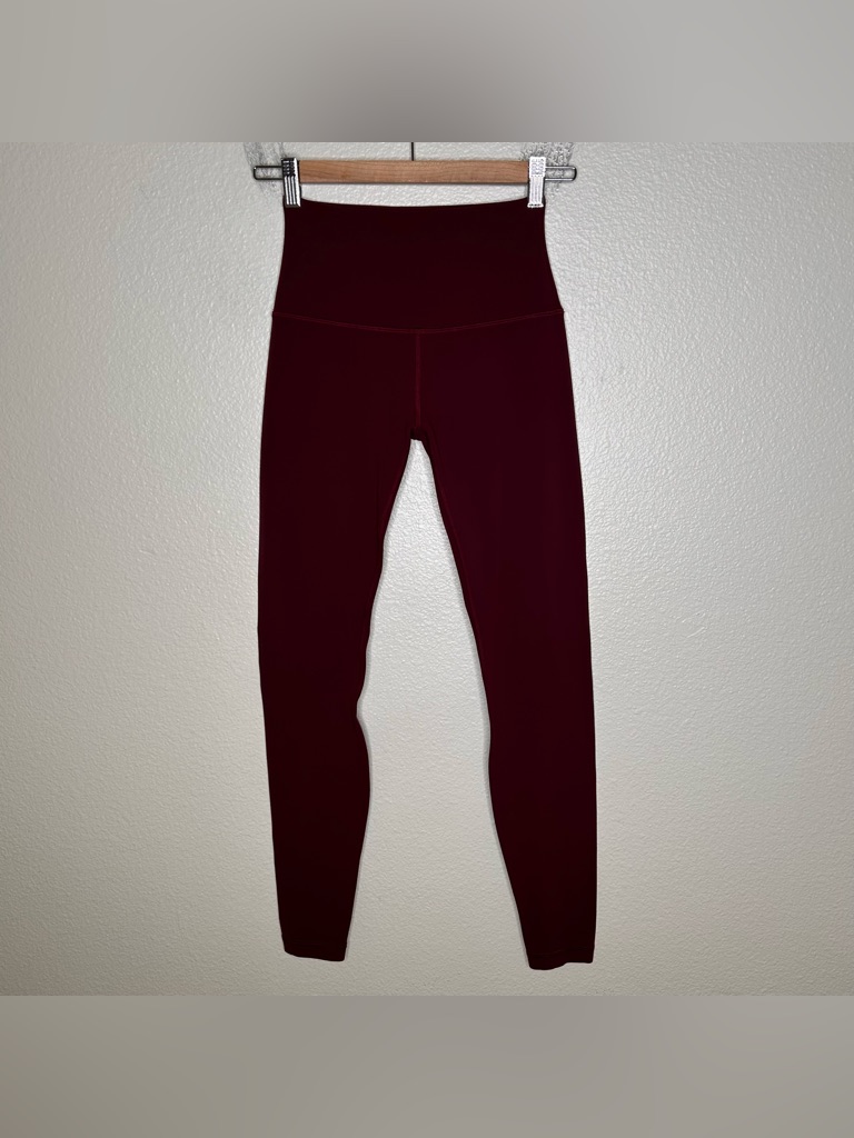 Lululemon Align Pant 28" Red 4